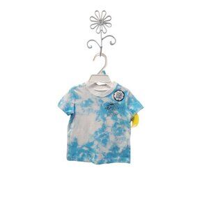 Toddler Tie-Dye Tee With Cool Stuff On Back Graphic "Later" Wave Design